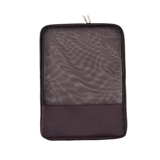 Translucent Mesh Zipper File Bag Special Stationery Storage Bag For Student Exams Random Colour