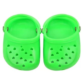 PETS119 2pcs Pet Cave Shoes Dog Slippers Beach Shoes(Green)