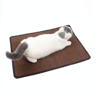 Cat Scratch Pad Pet Supplies Carpet Sleeping Mat Cat Placemat, Random Color Delivery, Specification: Overlock 50x80cm