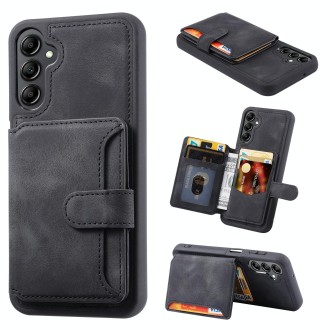 For Samsung Galaxy S23 FE 5G Skin Feel Dream RFID Anti-theft PU Card Bag Phone Case(Black)