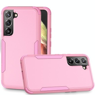 For Samsung Galaxy S22 5G TPU + PC Shockproof Phone Case(Pink)