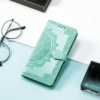 For Xiaomi Redmi K60 Pro Mandala Flower Embossed Leather Phone Case(Green)