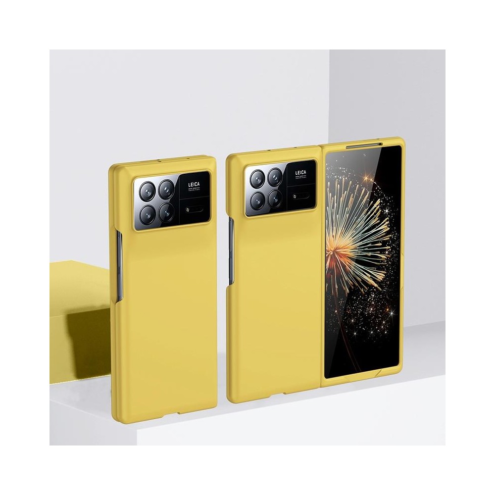 For Xiaomi Mix Fold 3 Skin Feel PC Phone Case(Lemon Yellow)