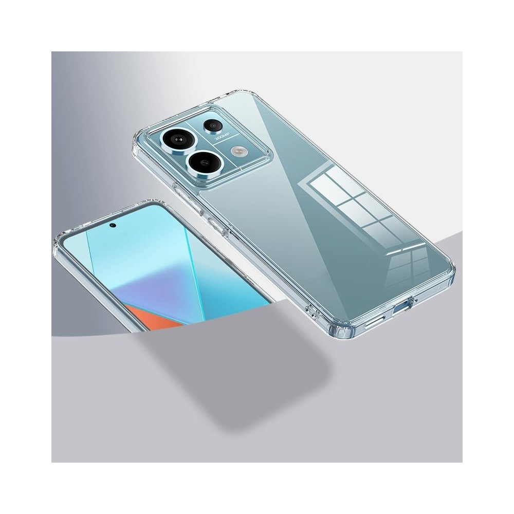 For Xiaomi Redmi Note 13 Pro Armor Clear TPU Hard PC Phone Case(Clear)