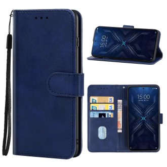 Leather Phone Case For Xiaomi Black Shark 5 Pro(Blue)