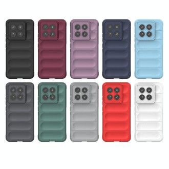 For Xiaomi 14 Pro 5G Magic Shield TPU + Flannel Phone Case(Grey)