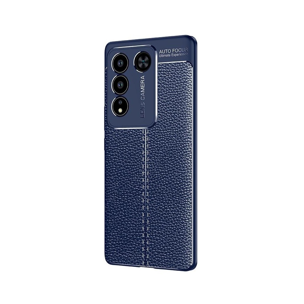 For vivo S16 Litchi Texture Shockproof TPU Phone Case(Blue)