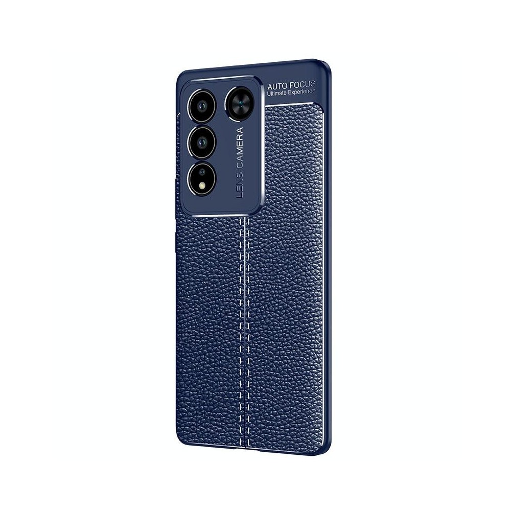 For vivo S16 Pro Litchi Texture Shockproof TPU Phone Case(Blue)