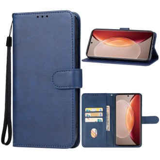 For vivo X90 Leather Phone Case(Blue)