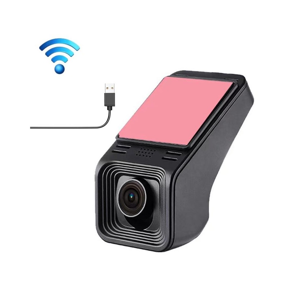 M8 Hidden Driving Recorder WiFi Phone Connecting Car Parking Monitoring 1080P HD Recorder(Without Button+USB Long Line)