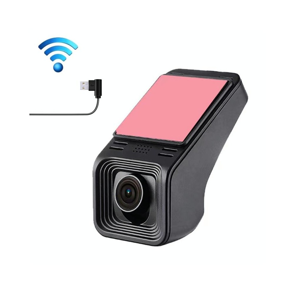 M8 Hidden Driving Recorder WiFi Phone Connecting Car Parking Monitoring 1080P HD Recorder(Without Button+USB Short Line)