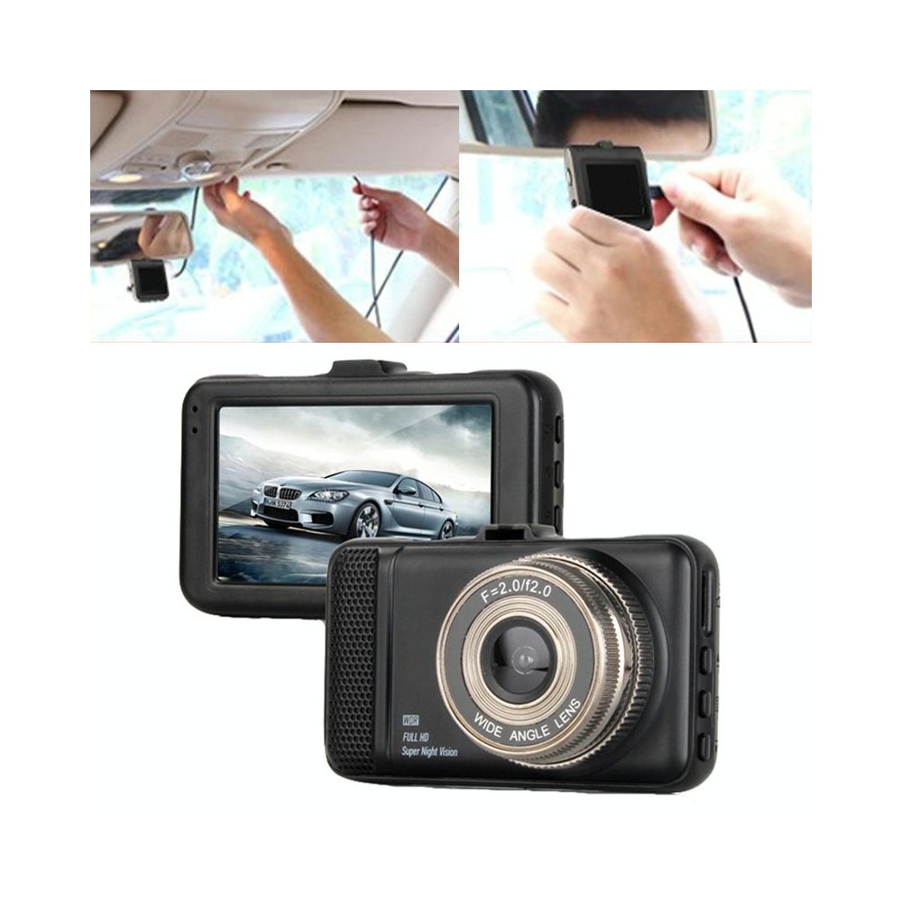 G68 3 inch Full HD Night Vision 1080P Multi-functional Smart Car DVR, Support TF Card / Motion Detection