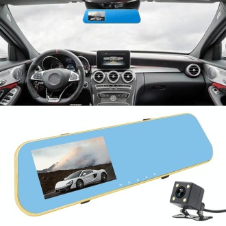 Full HD 1080P 4.3 inch Screen Display Dual Camera Vehicle DVR, 140 Degree Wide Angle Viewing, Support Night Vision / Parking Mon