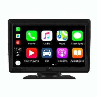 P702D 7 inch Portable Touch Display Wireless Car Navigator Dual-lens Smart Driving Recorder