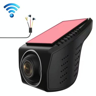 M9 Hidden Driving Recorder WiFi Phone Connecting Car Parking Monitoring 1080P HD Recorder(With Button+Parking Monitoring Line)