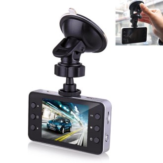 K6000 2.3 inch 90 Degrees Wide Angle Full HD 720P Video Car DVR, Support TF Card (32GB Max) / Motion Detection, with 2 Night Vis