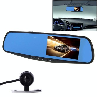 G20 HD 1080P 4.3 inch Screen Display Vehicle DVR with Reversing Camera, Generalplus 2248 Programs, 170 Degree Wide Angle Viewing