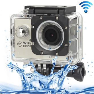 H16 1080P Portable WiFi Waterproof Sport Camera, 2.0 inch Screen,  Generalplus 4248, 170 A+ Degrees Wide Angle Lens, Support TF 