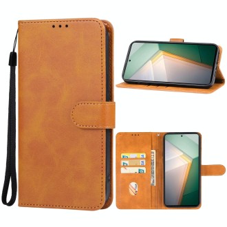 For vivo iQOO 11 Pro Leather Phone Case(Brown)