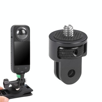 1/4 inch Screw Adjustable Metal Action Camera Adapter(Black)