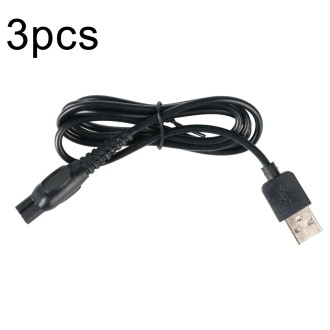 3pcs HQ850 8V USB Charging Cable For PHILIPS Shavers HQ915 HQ916 HQ988 HQ909 S5077