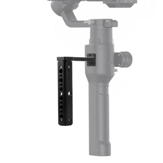 Handlebar Extended Handheld Support Monitor Stand Mount for DJI Ronin-S(Black)