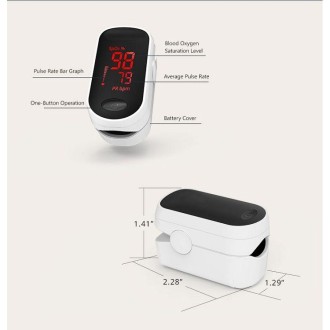 BOXYM C1 Finger Clip Oximeter Pulse Monitoring Home Pulse & Heart Rate Instrument with LED Display