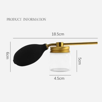 Hair Building Fiber Spray Applicator Hair Sprays Nozzle Pump Tool(Golden)