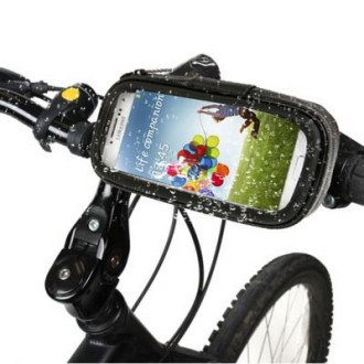 Bike Mount & Waterproof / Sand-proof / Snow-proof / Dirt-proof Tough Touch Case for iPhone 6 4.7inch, Galaxy S IV / i9500, Galax