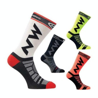 Breathable Quick Drying Nylon Bicycle Riding Cycling Socks Sports Socks(Black)