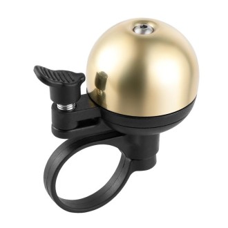 Mini Mountain Bike Pure Copper Bell, Color: Gold Plastic Base