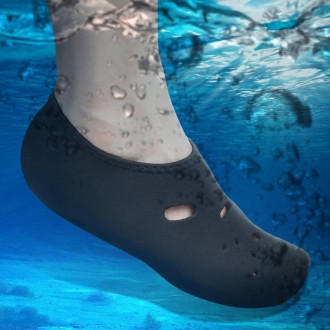 Comfortable and Anti-slip 3mm Swimming Diving Socks Breathable Beach Socks, Size:S (35-36)(Black)