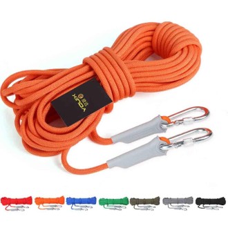 XINDA XD-S9817 Outdoor Rock Climbing Hiking Accessories High Strength Auxiliary Cord Safety Rope, Diameter: 9.5mm, Length:10m, R