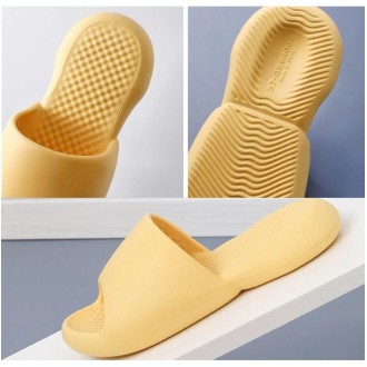 Female Super Thick Soft Bottom Plastic Slippers Summer Indoor Home Defensive Bathroom Slippers, Size: 39-40(Pink)