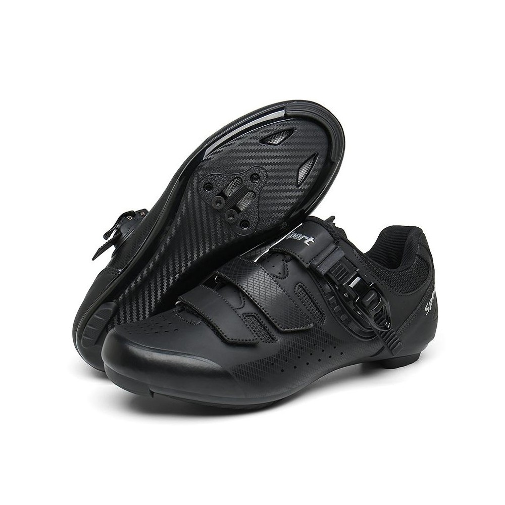 9909 Outdoor Bicycle Riding Hard-Soled Power-Assisted Shoes, Size: 36(Highway-Black)