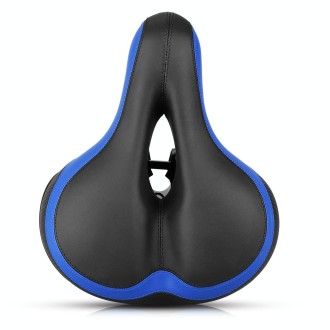 Reflective Seat Bicycle Seat Bicycle Saddle Seat(Black Blue)