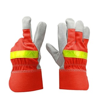 A2604 Cowhide Firefighting Gloves Gardening Protection Labor Welding Gloves