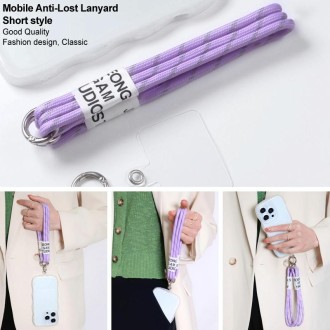 imak Short Style Phone Anti-Lost Lanyard(Purple)