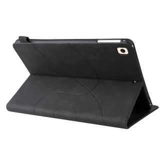 Dual-color Splicing Horizontal Flip PU Leather Case with Holder & Card Slots & Sleep / Wake-up Function For iPad 9.7 (2018/2017)