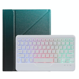 B07S Splittable Backlight Bluetooth Keyboard Leather Tablet Case with Triangle Holder & Pen Slot For iPad 9.7 2018 & 2017 / Pro 