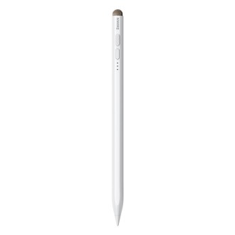 Baseus SXBC040002 LED Indicators Smooth Capacitive Writing Stylus, Active + Passive Version(White)