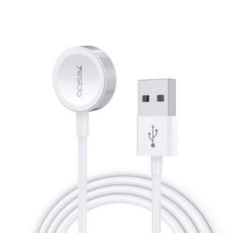 Yesido CA69 For Apple Watch USB Magnetic Charger, Cable Length: 1m(White)