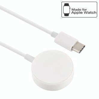 1m Type-C Universal Portable Magnetic Wireless Charger for Apple Watch Ultra & Ultra 2 & Series 9 & 8 & 7 & 6 & 5 & 4 & 3 & 2(Wh