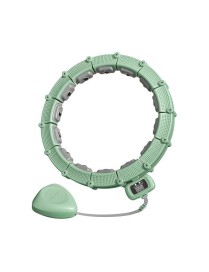 Smart Abdominal Ring Waist Trainer Magnet Massage Loss Weight Exercise Equipment Green(21 Knots)