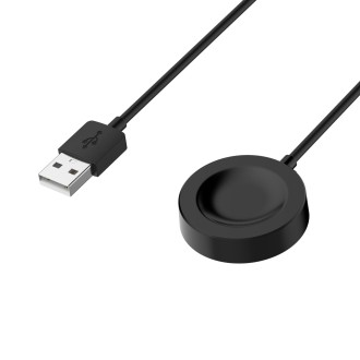 For Huawei Watch GT 2 Pro / GT 2 ECG USB Magnetic Charging Cable, Length: 1m, Style:One Piece(Black)