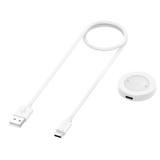 For Honor Watch 4 Split Mmagnetic Suction Watch Charging Cable, Length: 1m(White)