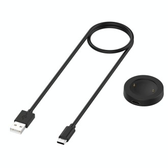 For Honor Watch GS3 TMA-L19 Split Mmagnetic Suction Watch Charging Cable, Length: 1m(Black)