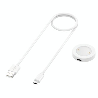 For Honor Watch GS3 TMA-L19 Split Mmagnetic Suction Watch Charging Cable, Length: 1m(White)