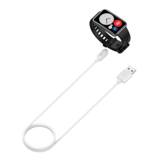 For Huawei Watch Fit 2 Smart Watch Magnetic Charging Cable, Length: 1m(White)