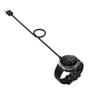 For Huawei Watch GT 3 Pro Smart Watch Magnetic Charging Cable, Length: 1m, Split Version(Black)